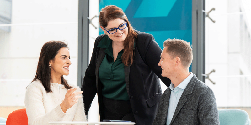 Professionals at kirby engineering working together